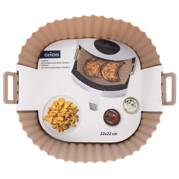 Koszyk wkład silikonowy wielorazowy do frytownicy AIRFRYER 20x20cm - 154418