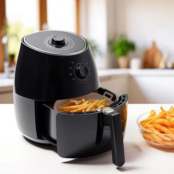 Koszyk wkład silikonowy wielorazowy do frytownicy AIRFRYER 20x20cm - 154418