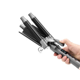 falownica lokówka do włosów Sleek & Shine Waver 3x25mm ,105W, ceram, LED