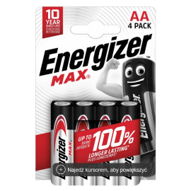 Bateria AA (LR6) alkaliczna 1,5V MAX Energizer (blister 4 szt.)