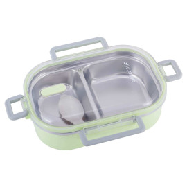 Lunch box obiadowy pojemnik 2-komorowy 0,65L - Kamille 2118 