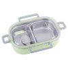 Lunch box obiadowy pojemnik 2-komorowy 0,65L - Kamille 2118 