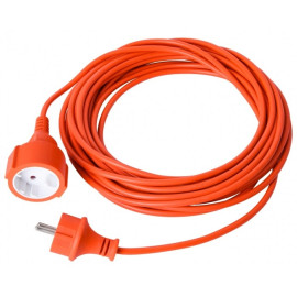 Przedłużacz ogrodowy kosiarkowy 40m - 2x1,5mm2, pomarańczowy - M20703 EcoLight