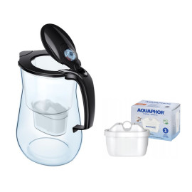 Dzbanek filtrujący 4,2L Aquaphor ONYX + 1 wkład Maxfor+, czarny