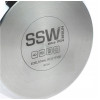 Garnek stalowy 0,6L, 12cm, indukcja, z pokrywką - SSW CITY
