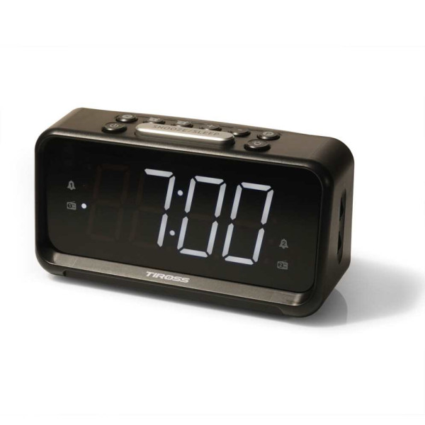 radiobudzik TS-492 ,wyśw. 1,8``, FM PLL ,AAA, lampka