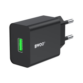BWOO CDA249 ładowarka sieciowa USB 2,4A czarna