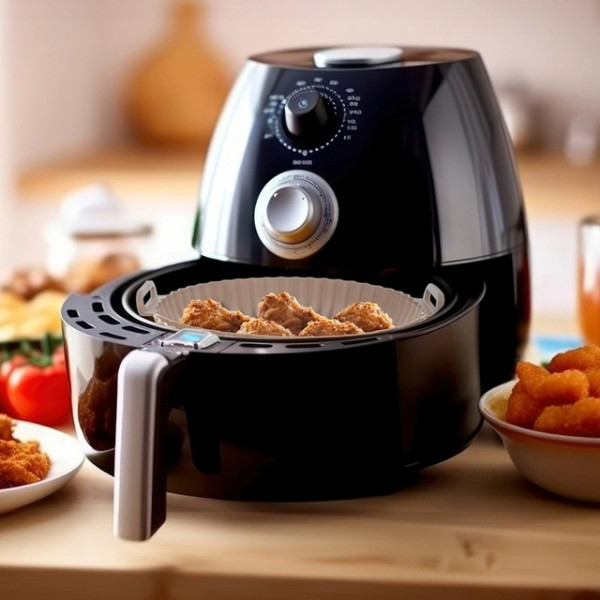 Wkład silikonowy do frytownicy beztłuszcz.. AIR FRYER 23cm 154417