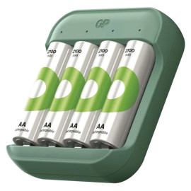 Ładowarka akumulatorków AA i AAA + 4× AA 2100 + 4× AAA 850