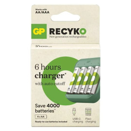 Ładowarka akumulatorków AA i AAA + 4× AA 2100 + 4× AAA 850