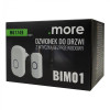 Dzwonek bezprzewodowy BIM-01 biały (dzwonek-230V / przycisk-bateria) M61749 
