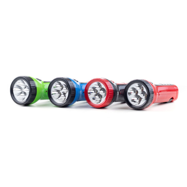 Tiross latarka LED ładowalna TS-3026,4 led  , aku 500mAh [500511]
