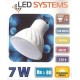 Żarówka LED GU10 7,0W 500lm - PAR16 230V 3000K (ciepło-biała) - D85-LS-GU10-7W Ledsystems