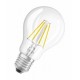 Żarówka LED E27 6W (zamiennik 60W) 806lm - A60 230V 2700K (ciepło-biała) filament przeźroczysta - LED RF CL A 60