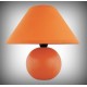 ARIEL 4904 Lampka ceramiczna E14 max 40W; IP20 190mm, średn. 200mm -  POMARAŃCZ
