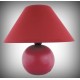 ARIEL 4906 Lampka ceramiczna E14 max 40W; IP20 190mm, średn. 200mm -  CZEREŚNIA
