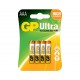 Bateria AAA (LR03) alkaliczna 1,5V - Ultra Alkaline 24AU-U4 GP (cena za blister 4 szt)