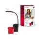 ELSA  lampa biurkowa LED 6W 400lm 4000K czarno-czerwona PX037