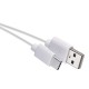 SM7024W  Przewód USB 2.0 (wtyk A) - USB C (wtyk C), 0,2m biały