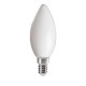 Żarówka LED E14 4,5W (zamiennik 40W) 470lm - świeczka 230V 2700K (ciepło-biała) matowa - XLED C35E14 4,5W- WW-M 29620