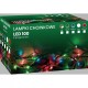 XMAS100-MIX  Lampki choinkowe LED 100 mix kolorów, IP20, 4W, 8 programów, przewód 10m #