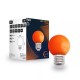 Żarówka LED E27 2,0W pomarańczowa - kulka LED DECO 230V - LPC010OR INQ