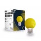 Żarówka LED E27 2,0W żółta - kulka LED DECO 230V - LPC010YE INQ