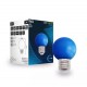 Żarówka LED E27 2,0W niebieska - kulka LED DECO 230V - LPC010BU INQ