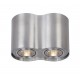 Oprawa natynkowa tuba GU10x2 srebrny aluminium TUBESPOT H12cm 22952/02/12 LUC
