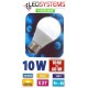 Żarówka LED E27 10W (zamiennik 60W) 800lm - A60 230V 3000K (ciepło-biała) - D85-LS-E27-A60-10W